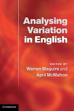 portada Analysing Variation in English (en Inglés)