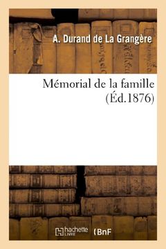 portada Mémorial de la famille (Histoire) (French Edition)