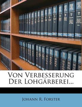 portada von verbesserung der lohg rberei... (in English)