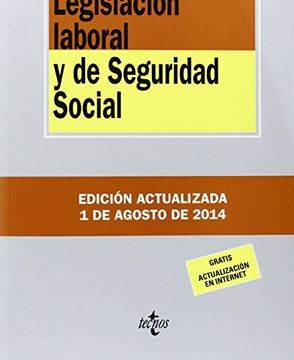 portada Legislación Laboral Y De Seguridad Social (derecho - Biblioteca De Textos Legales) (in Spanish)
