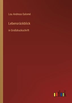 portada Lebensrückblick: in Großdruckschrift 