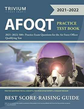 portada Afoqt Practice Test Book 2021-2022: 500+ Practice Exam Questions for the air Force Officer Qualifying Test (en Inglés)
