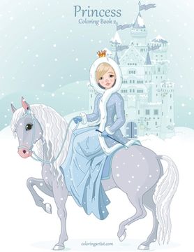 portada Princess Coloring Book 2 (en Inglés)