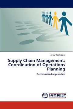 portada supply chain management: coordination of operations planning (en Inglés)