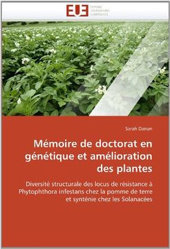 portada Memoire de Doctorat En Genetique Et Amelioration Des Plantes