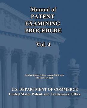portada Manual of Patent Examining Procedure (Vol.4) (en Inglés)