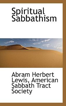 portada spiritual sabbathism (in English)