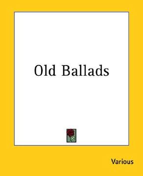 portada old ballads (en Inglés)