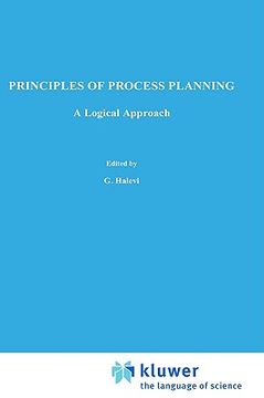 portada principles of process planning: a logical approach (in English)
