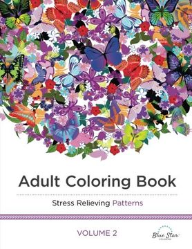 portada Adult Coloring Book: Stress Relieving Patterns Volume 2