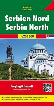 portada Serbia North, Road map 1: 200,000 (English, French, German, Italian and Spanish Edition) (en Alemán)