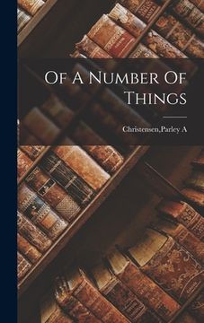 portada Of A Number Of Things (in English)