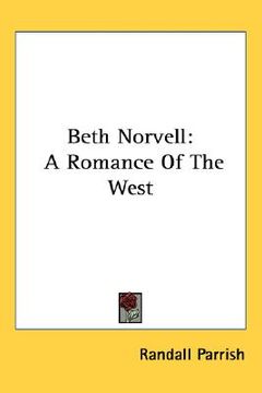 portada beth norvell: a romance of the west