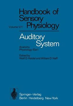 portada auditory system: anatomy physiology (ear) (en Inglés)