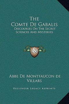 portada the comte de gabalis: discourses on the secret sciences and mysteries (en Inglés)