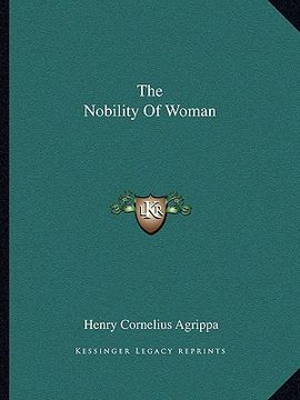 portada the nobility of woman (en Inglés)