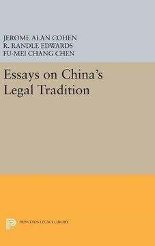 portada Essays on China's Legal Tradition (Studies in East Asian Law) (in English)