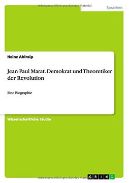 portada Jean Paul Marat. Demokrat und Theoretiker der Revolution (German Edition)