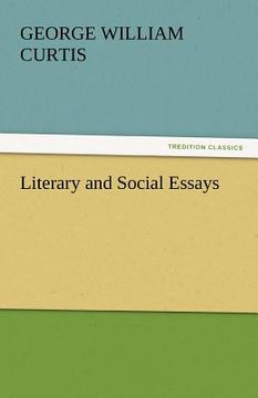 portada literary and social essays (in English)