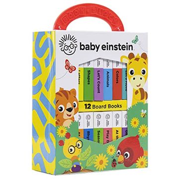 portada Baby Einstein - my First Library Board Book Block 12-Book set - First Words, Alphabet, Numbers, and More! - Anglicized Version - pi Kids
