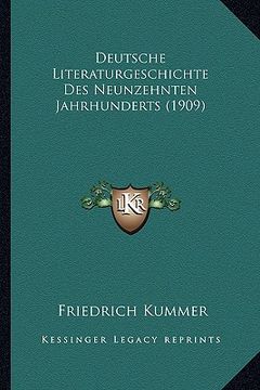 portada Deutsche Literaturgeschichte Des Neunzehnten Jahrhunderts (1909) (en Alemán)
