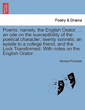 portada poems: namely, the english orator, ... an ode on the susceptibility of the poetical character; twenty sonnets; an epistle to