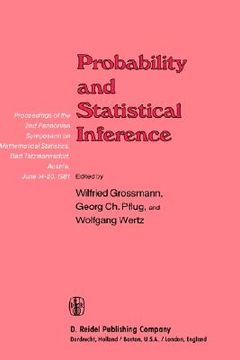 portada probability and statistical inference: proceedings of the 2nd pannonian symposium on mathematical statistics, bad tatzmannsdorf, austria, june 14 20, (en Inglés)