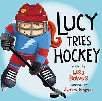 portada Lucy Tries Hockey (Lucy Tries Sports) (in English)