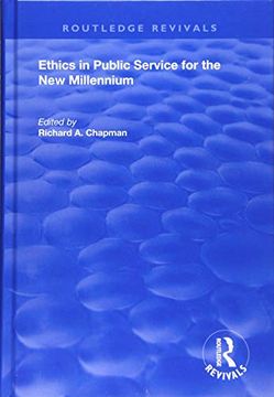 portada Ethics in Public Service for the New Millennium (en Inglés)