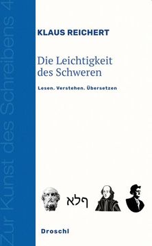 portada Die Leichtigkeit des Schweren (in German)