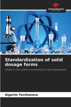 portada Standardization of solid dosage forms (en Inglés)