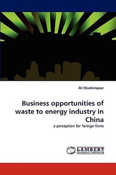 portada business opportunities of waste to energy industry in china (en Inglés)