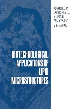 portada Biotechnological Applications of Lipid Microstructures (en Inglés)