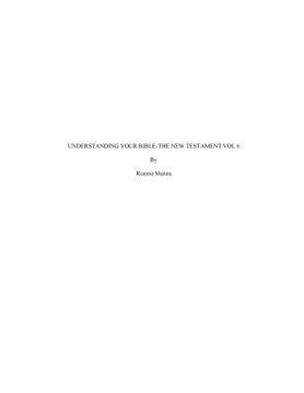 portada Understanding Your Bible-The New Testament (en Inglés)