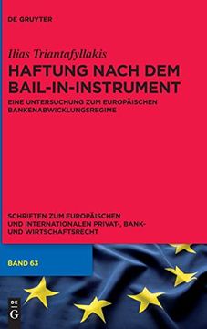 portada Haftung Nach dem Bail-In-Instrument Eine Untersuchung zum Europäischen Bankenabwicklungsregime 