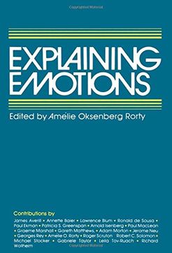 portada Explaining Emotions (Topics in Philosophy) (en Inglés)