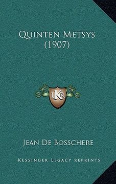 portada quinten metsys (1907) (in English)