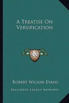 portada a treatise on versification