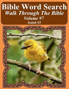 portada Bible Word Search Walk Through The Bible Volume 97: Isaiah #5 Extra Large Print (en Inglés)