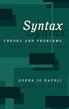 portada Syntax: Theory and Problems (in English)