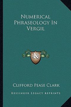 portada numerical phraseology in vergil (en Inglés)