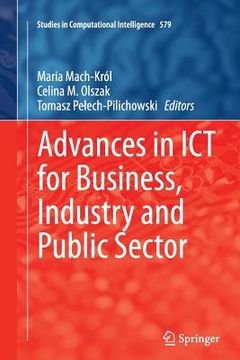 portada Advances in ICT for Business, Industry and Public Sector (en Inglés)