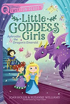 portada Aphrodite & the Dragon'S Emerald: Little Goddess Girls 11 (Quix) (in English)