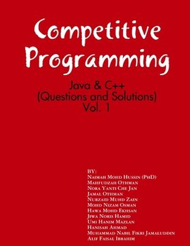 portada Competitive Programming: Java and C++ (Questions and Solutions), Vol. 1 (in English)