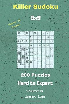 portada Master of Puzzles - Killer Sudoku 200 Hard to Expert Puzzles 9x9 Vol. 14 (en Inglés)