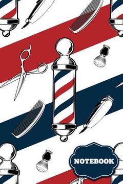 portada Notebook: Barber Shop Theme - 120 Page