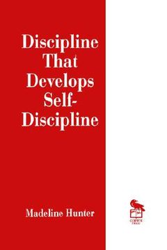 portada discipline that develops self-discipline (en Inglés)