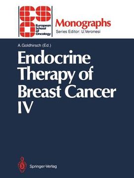 portada endocrine therapy of breast cancer iv (en Inglés)