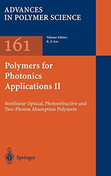 portada Polymers for Photonics Applications ii (en Inglés)