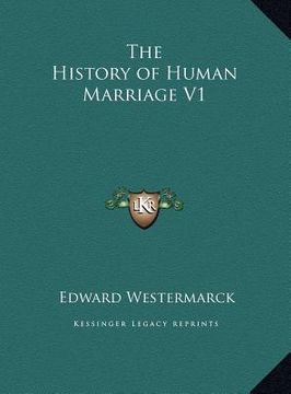 portada the history of human marriage v1 (in English)